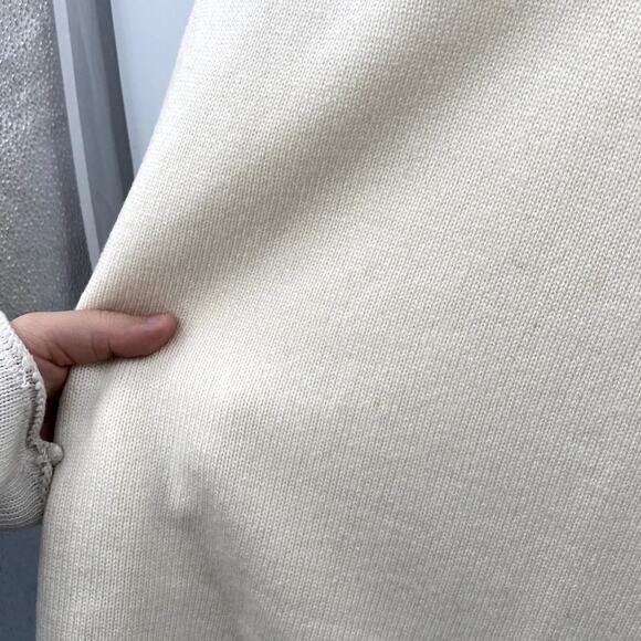 Athleta Wool Cashmere V-Neck Tunic Sweater, Dove - Picture 5 of 7